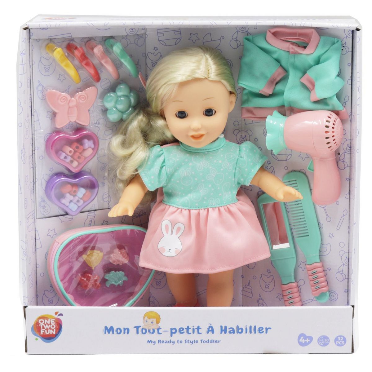 One Two Fun Mon tout-petit à habiller + accessoires