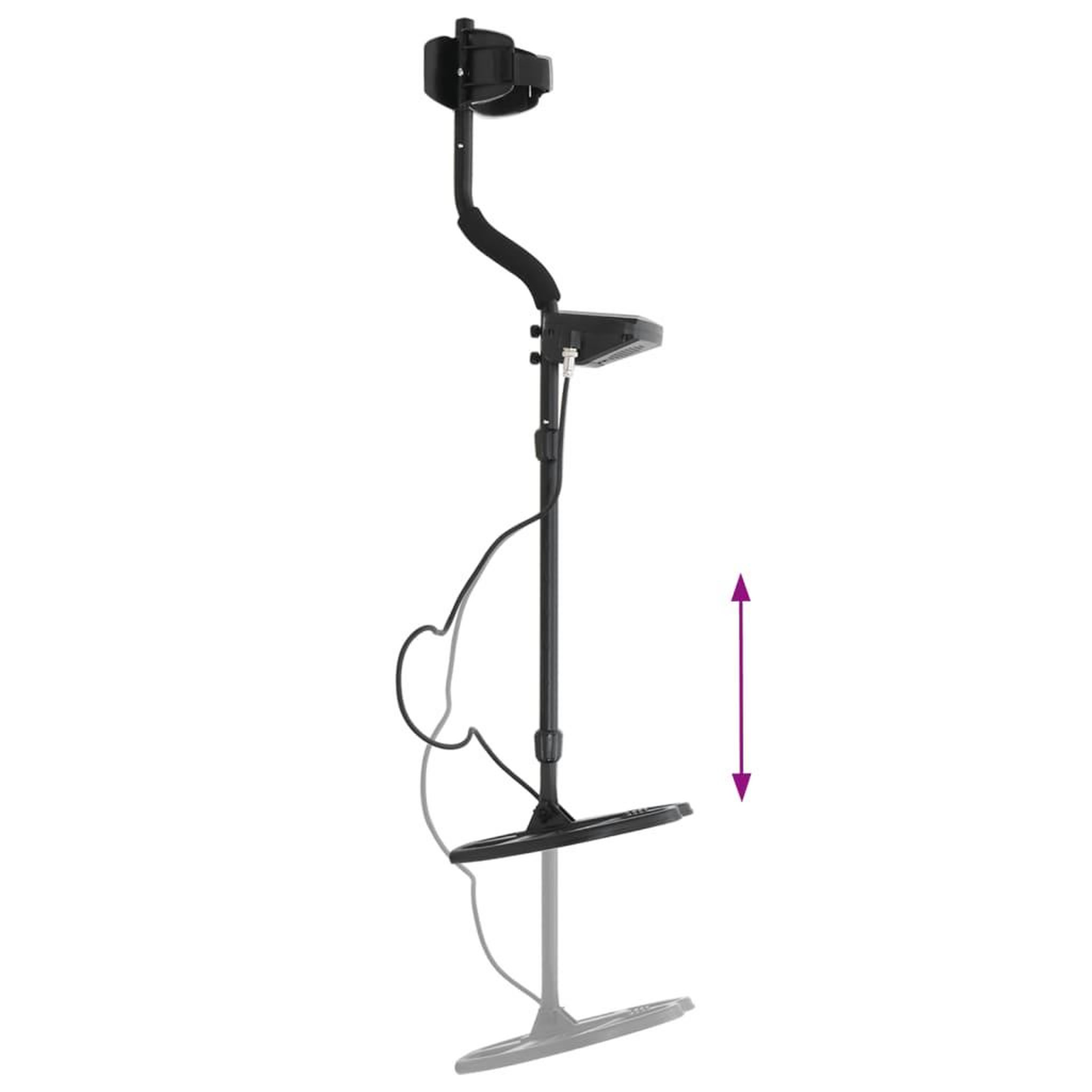 Voir la diapositive 4 : VIDAXL Detecteur metaux 20 cm profondeur recherche ecran LCD