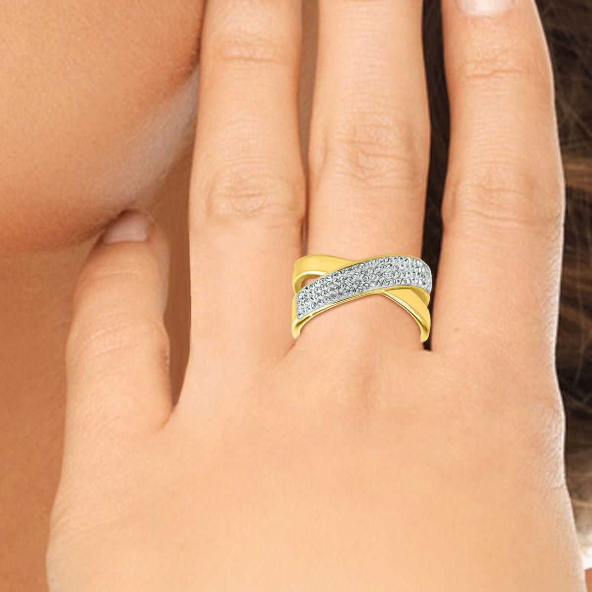 SC BOHEME Bague taille 54 SC Bohème ornée de Cristaux scintillants