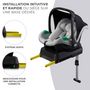 Voir la diapositive 4 : KINDERKRAFT Siège auto MINK PRO i-Size avec la base MINK FX 40-75 cm