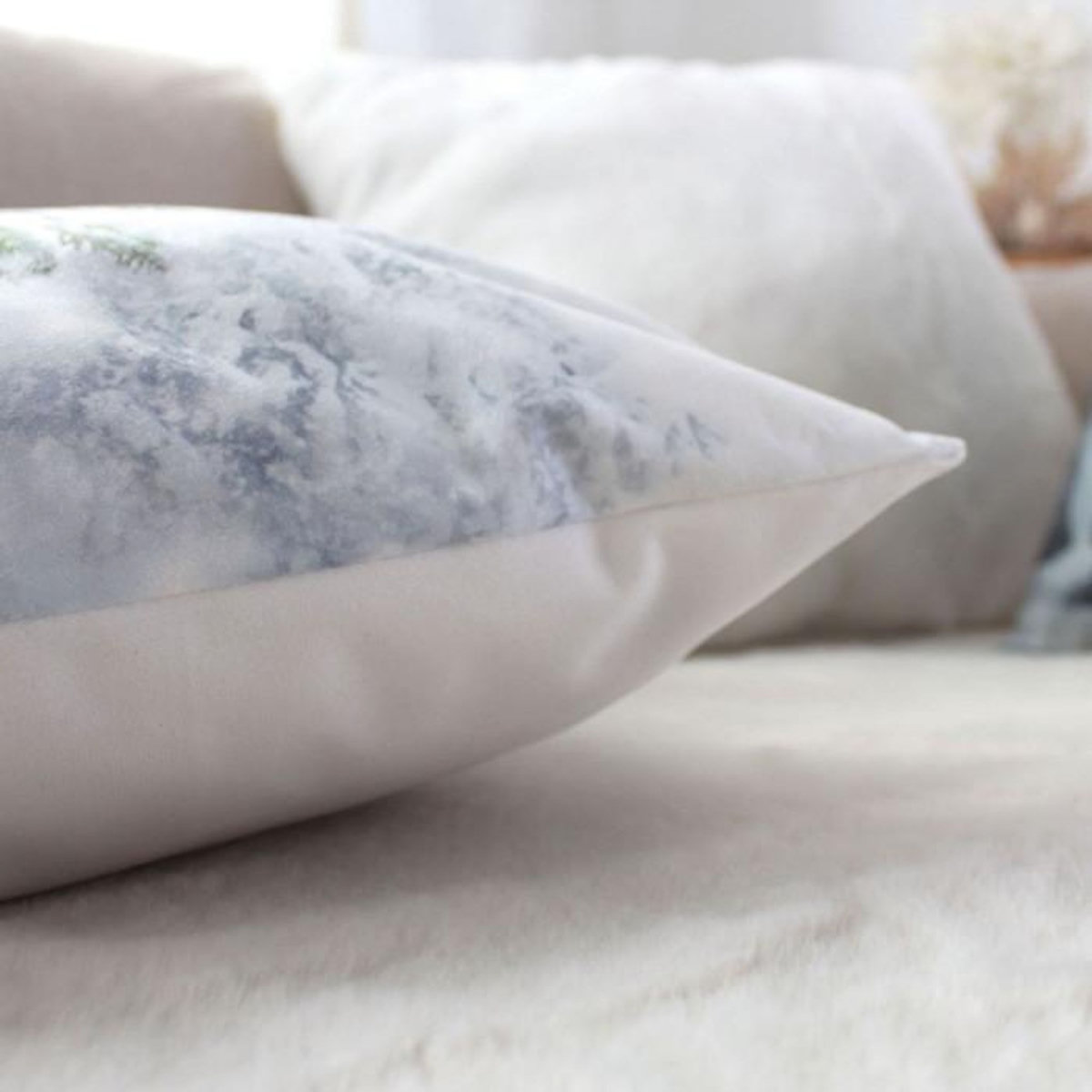 Paris Prix Coussin Déco de Noël LED  Sapin  40x40cm Multicolore