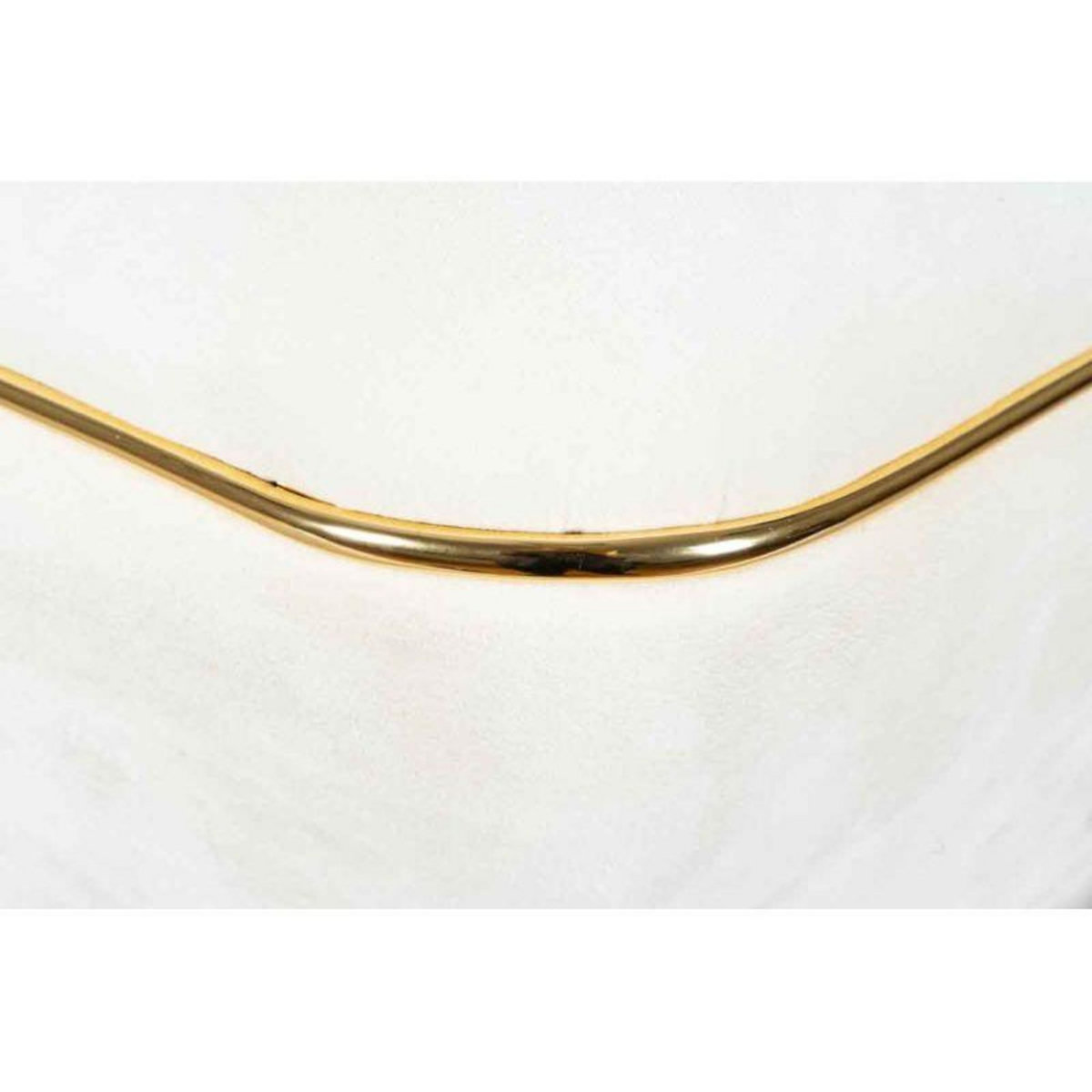 Paris Prix Tabouret Design  Contessa  60cm Ivoire & Or