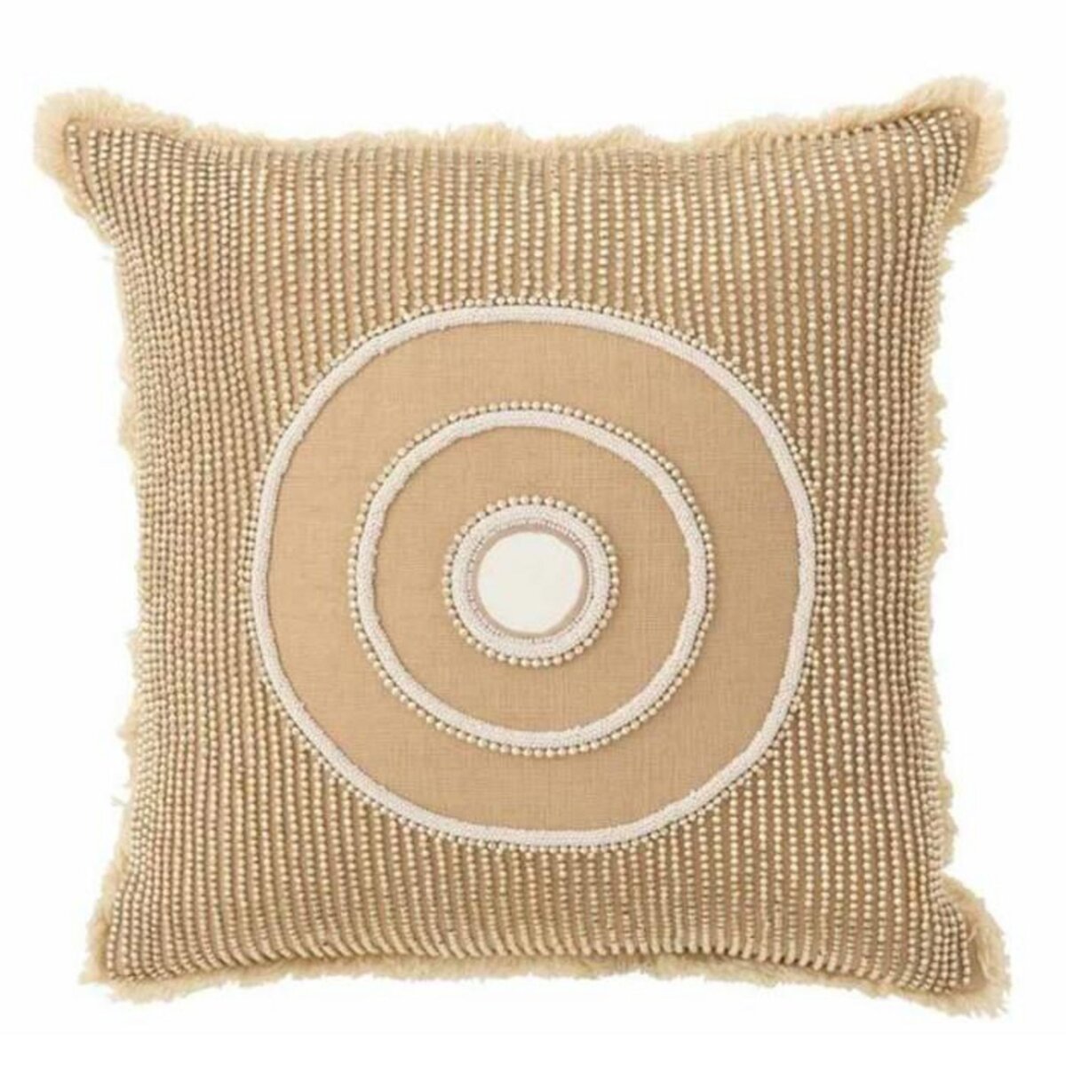 Paris Prix Coussin Déco  Ibiza  45x45cm Beige