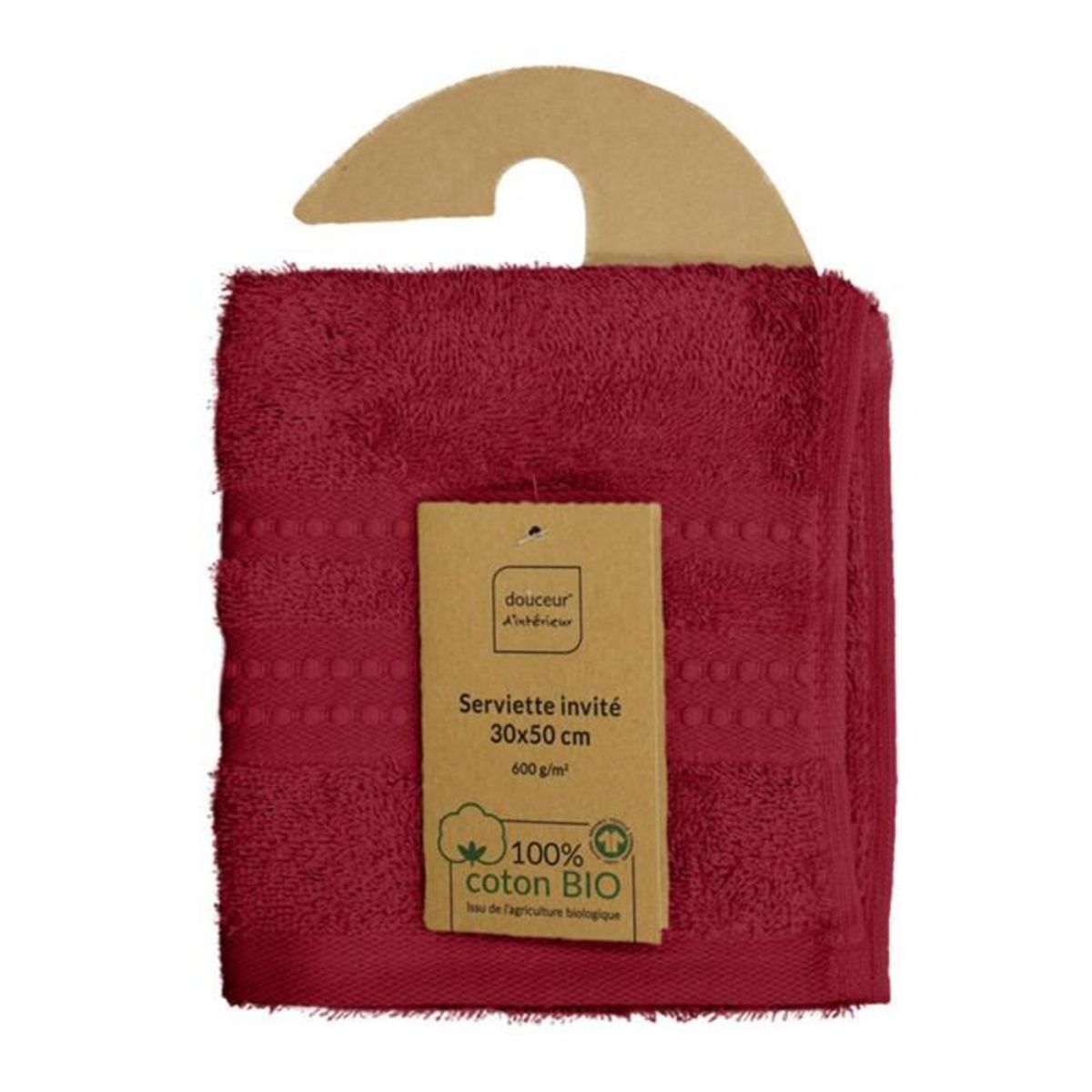 Paris Prix Serviette d'Invité  Excellence  30x50cm Bordeaux