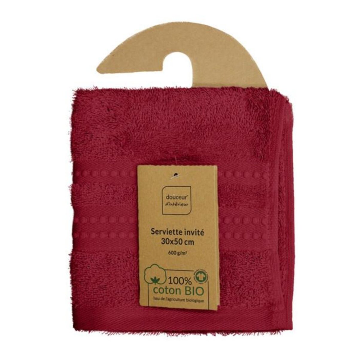 Paris Prix Serviette d'Invité  Excellence  30x50cm Bordeaux