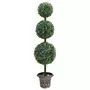 VIDAXL Plante de buis artificiel avec pot Forme de boule Vert 118 cm
