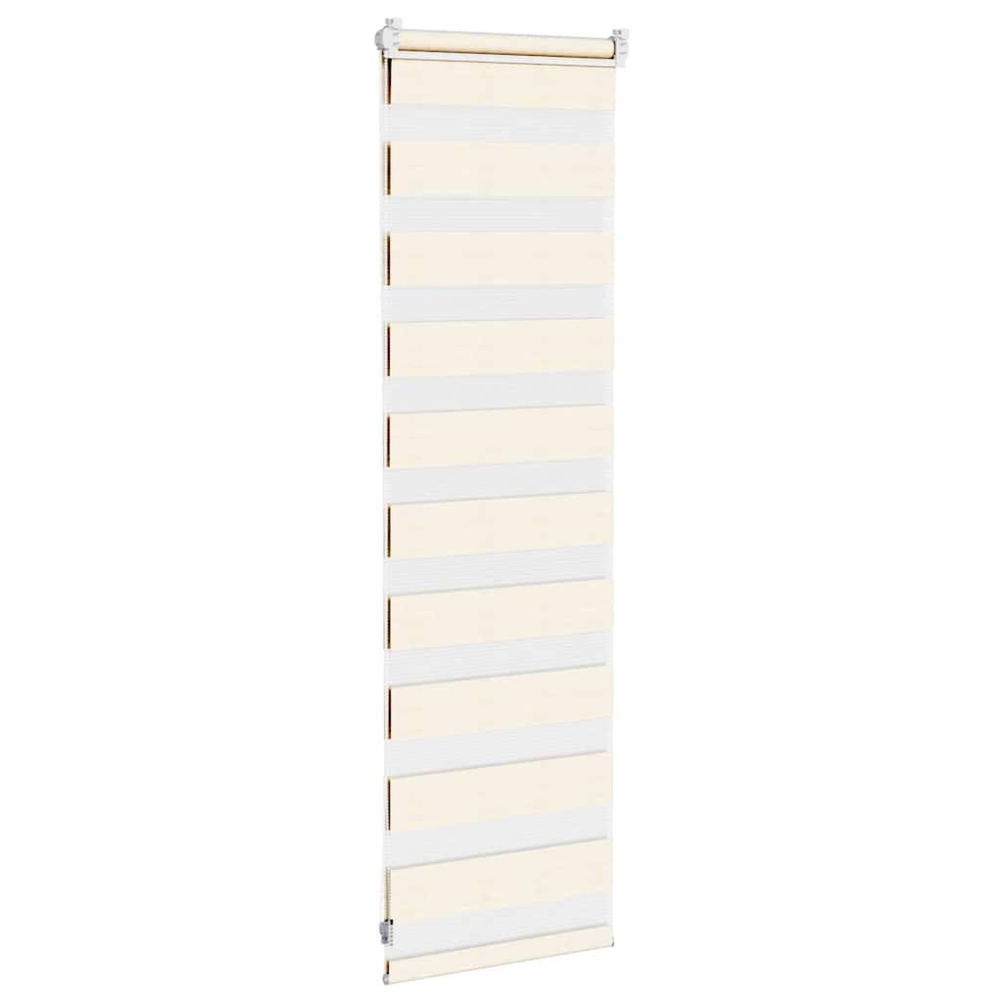 Voir la diapositive 4 : VIDAXL Store zebre beige marbre largeur du tissu 35,9 cm polyester