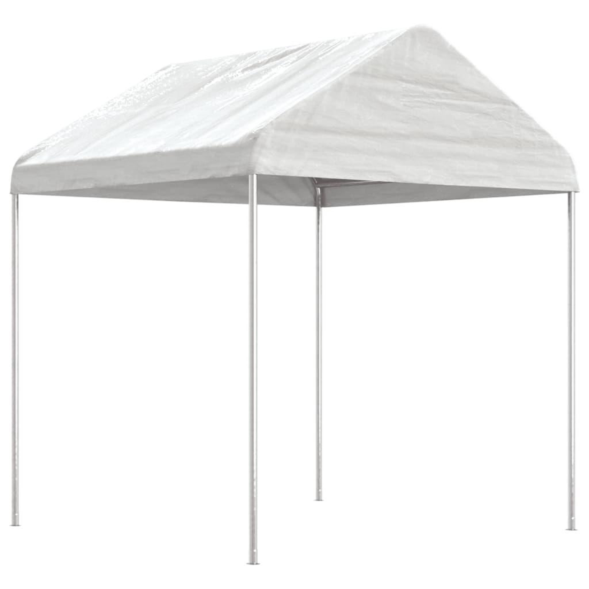 Voir la diapositive 2 : VIDAXL Belvedere avec toit blanc 17,84x2,28x2,69 m polyethylene