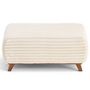 Voir la diapositive 3 : BEST MOBILIER Cristal - bout de lit - en fausse fourrure côtelée