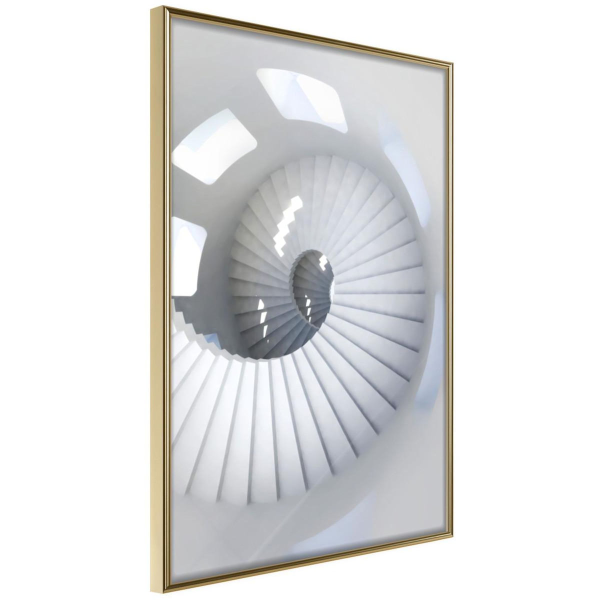 Paris Prix Affiche Murale Encadrée  Spiral Stairs