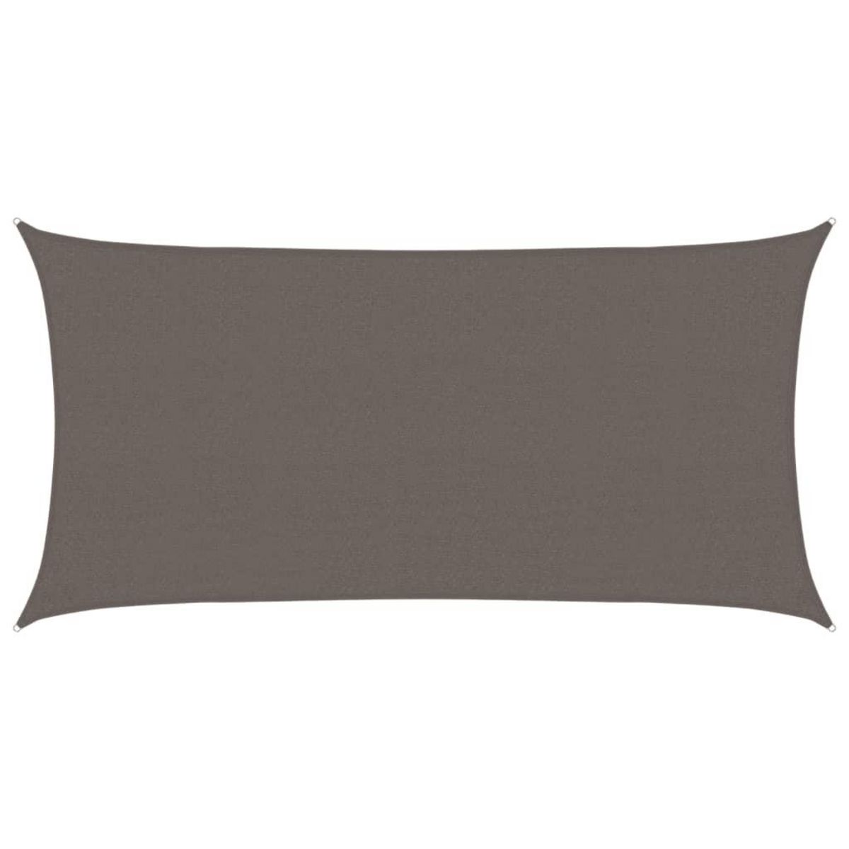 VIDAXL Voile d'ombrage PEHD 2x3,5 m Anthracite