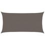 Voir la diapositive 2 : VIDAXL Voile d'ombrage PEHD 2x3,5 m Anthracite