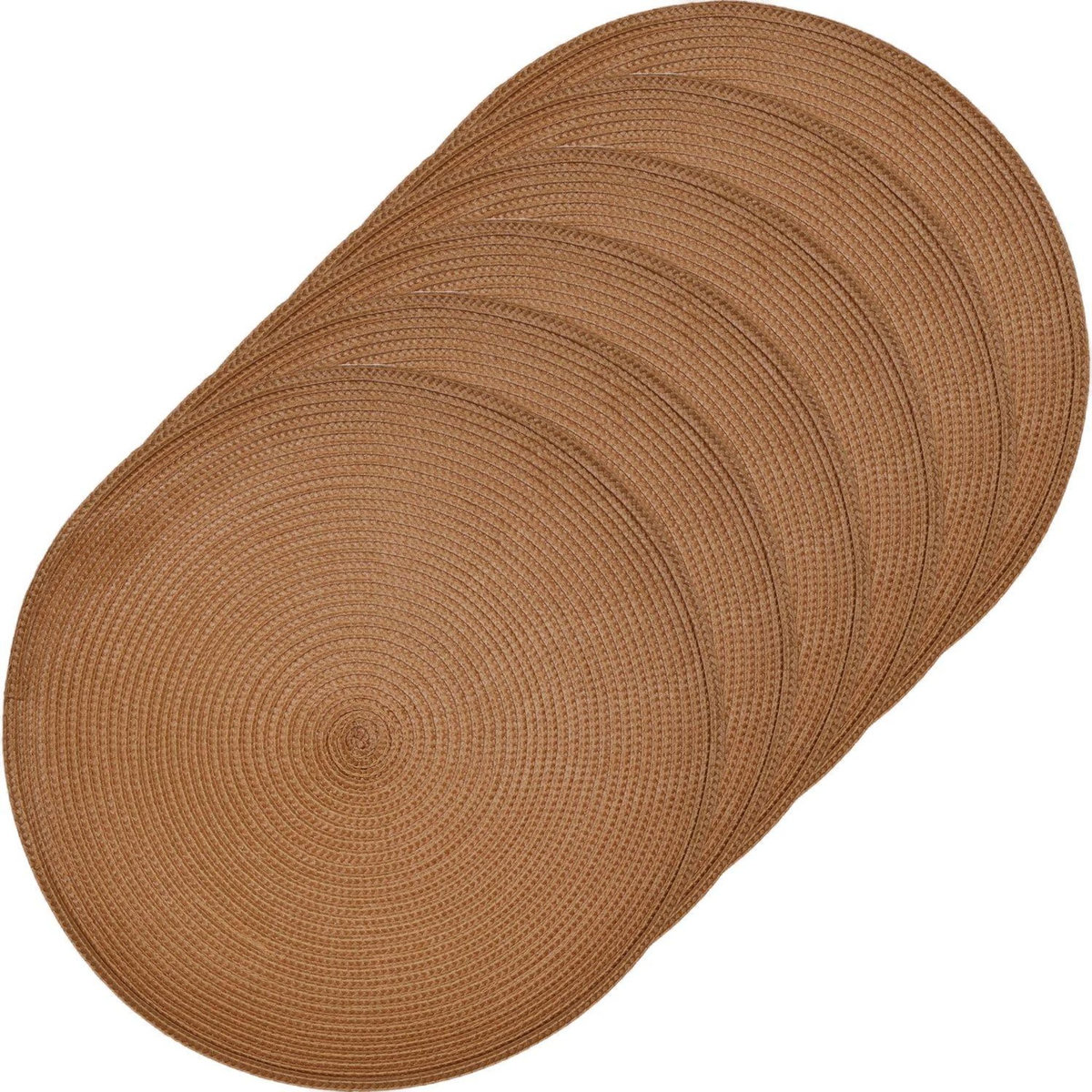 ATMOSPHERA Lot de 6 sets de table tressés AFHIR