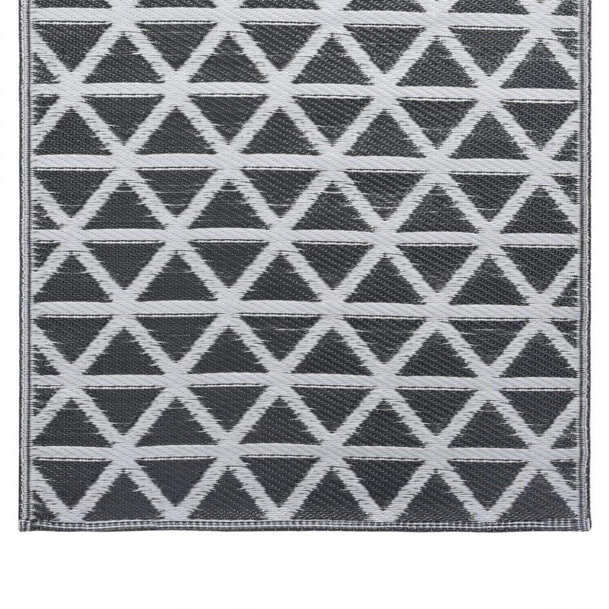 VIDAXL Tapis d'exterieur ARAKIL Noir 160x230 cm PP