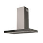 Voir la diapositive 1 : Glem Hotte décorative murale 90cm 63db 564m3/h inox/noir - GHBS97IX