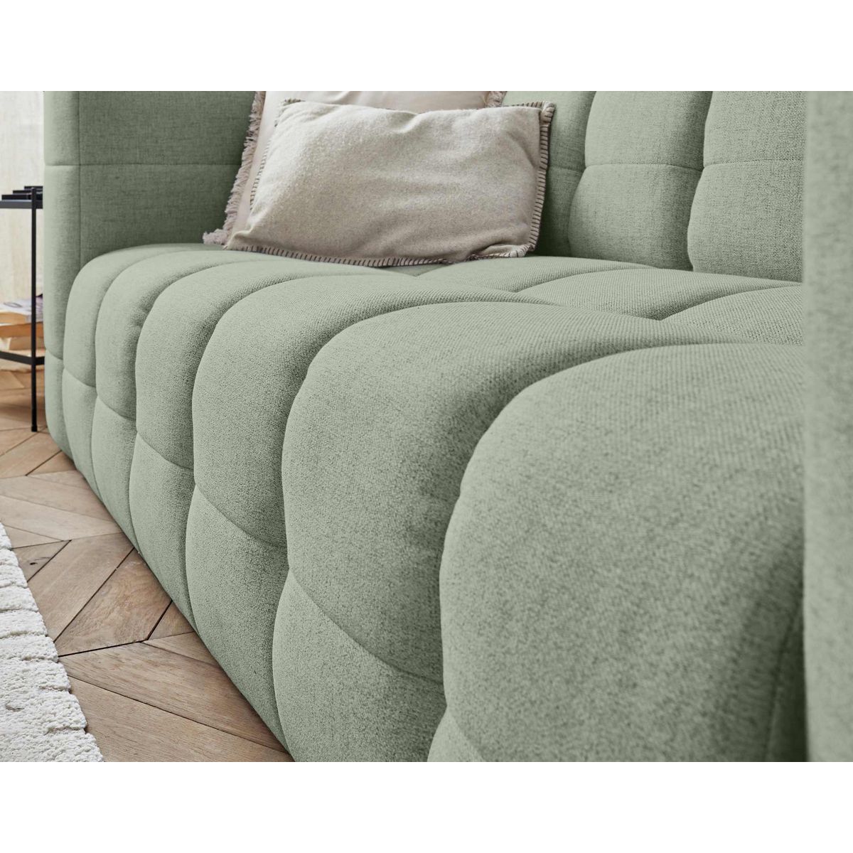 LISA DESIGN Suzano - canapé 3 places - en tissu