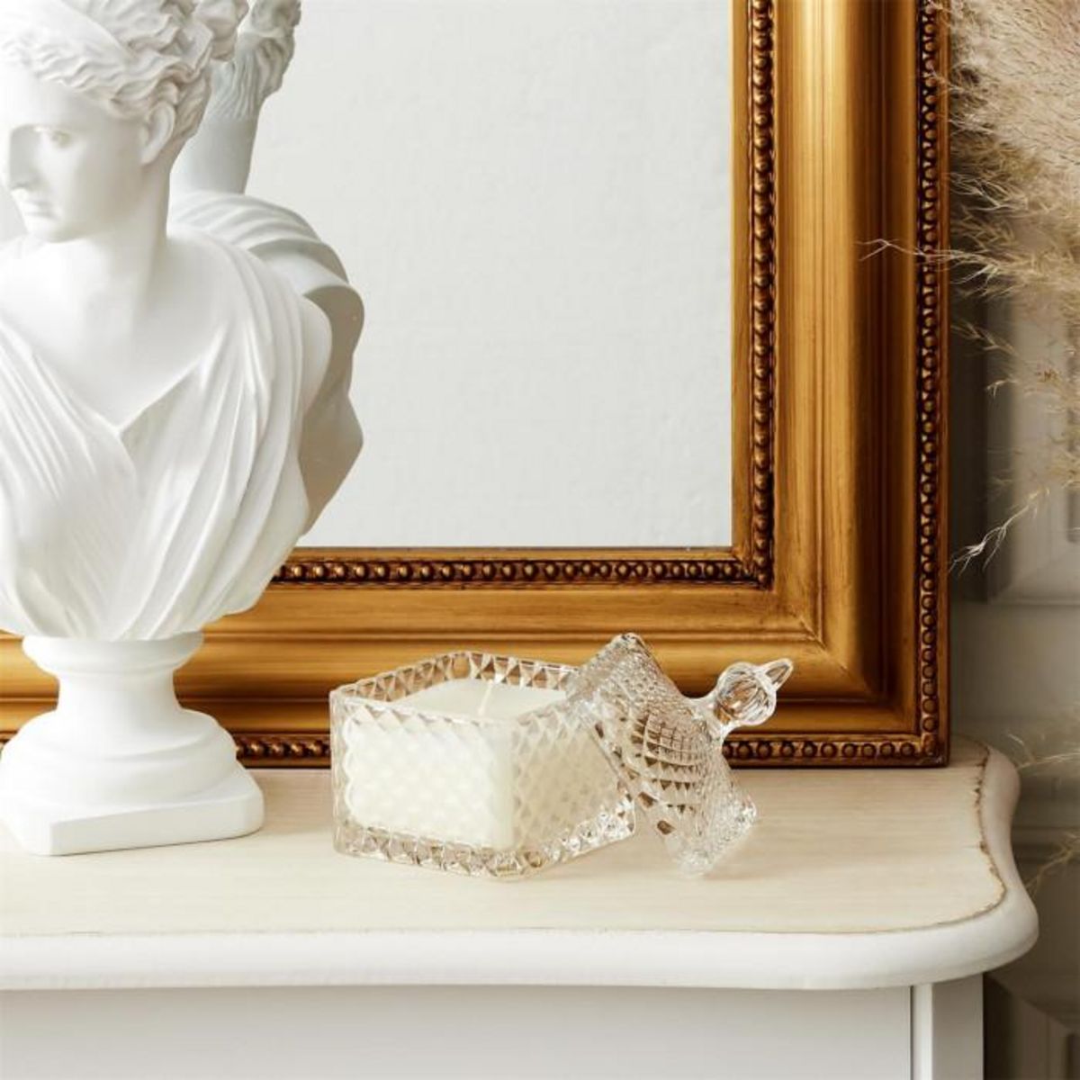 Paris Prix Bougie Parfumée Déco  Ciselé  140g Magnolia