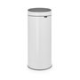 Voir la diapositive 1 : BRABANTIA Poubelle 30l blanc - 115141