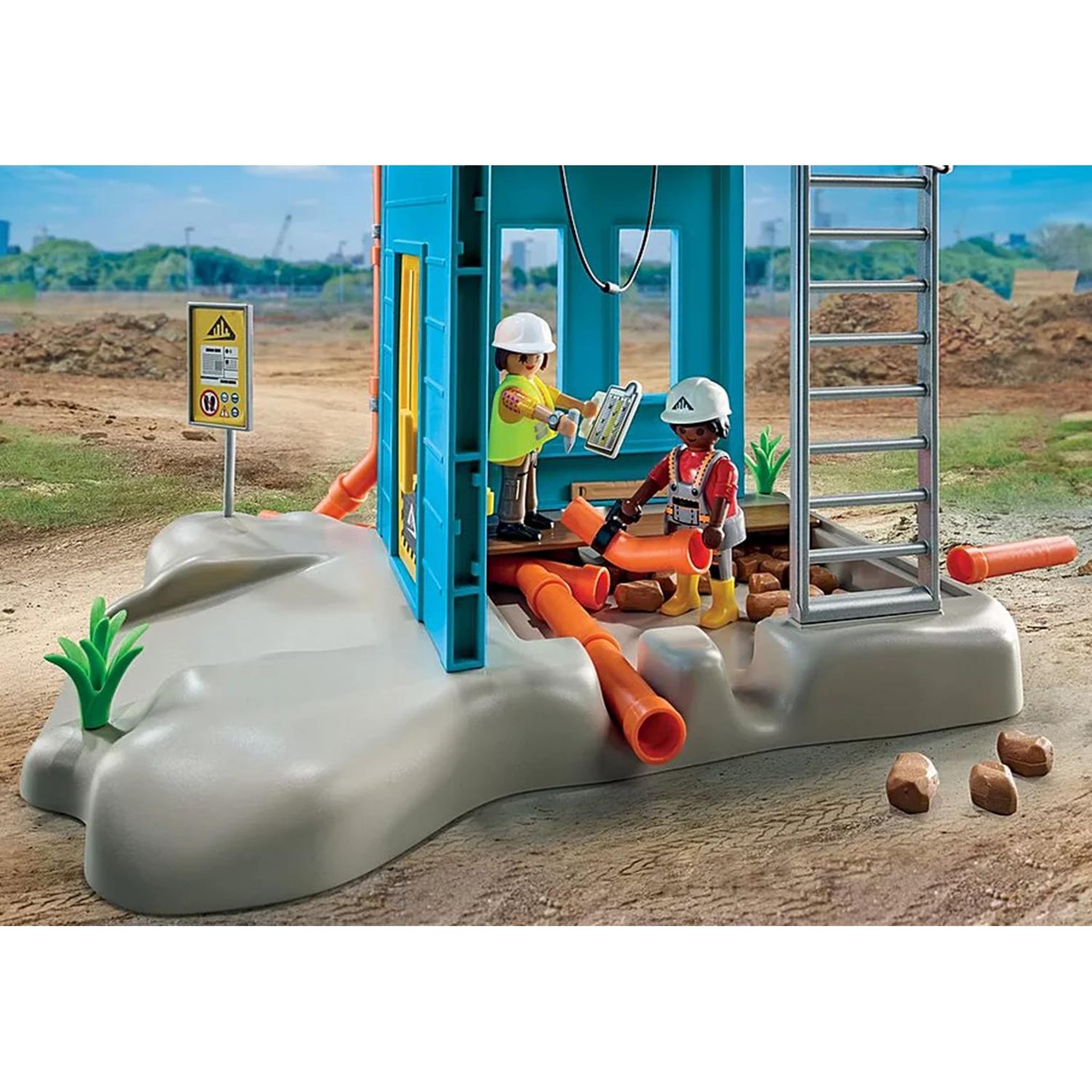 Voir la diapositive 5 : PLAYMOBIL Ouvriers et chantier