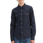Levi's Chemise Bleu Brut Homme Levi's Classic Western. Coloris disponibles : Bleu