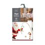 Voir la diapositive 5 : Douceur d'Intérieur Nappe rectangulaire PERE NOEL 150x240 cm coloris blanc