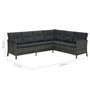 Voir la diapositive 6 : VIDAXL Salon de jardin 4 pcs avec coussins resine tressee gris