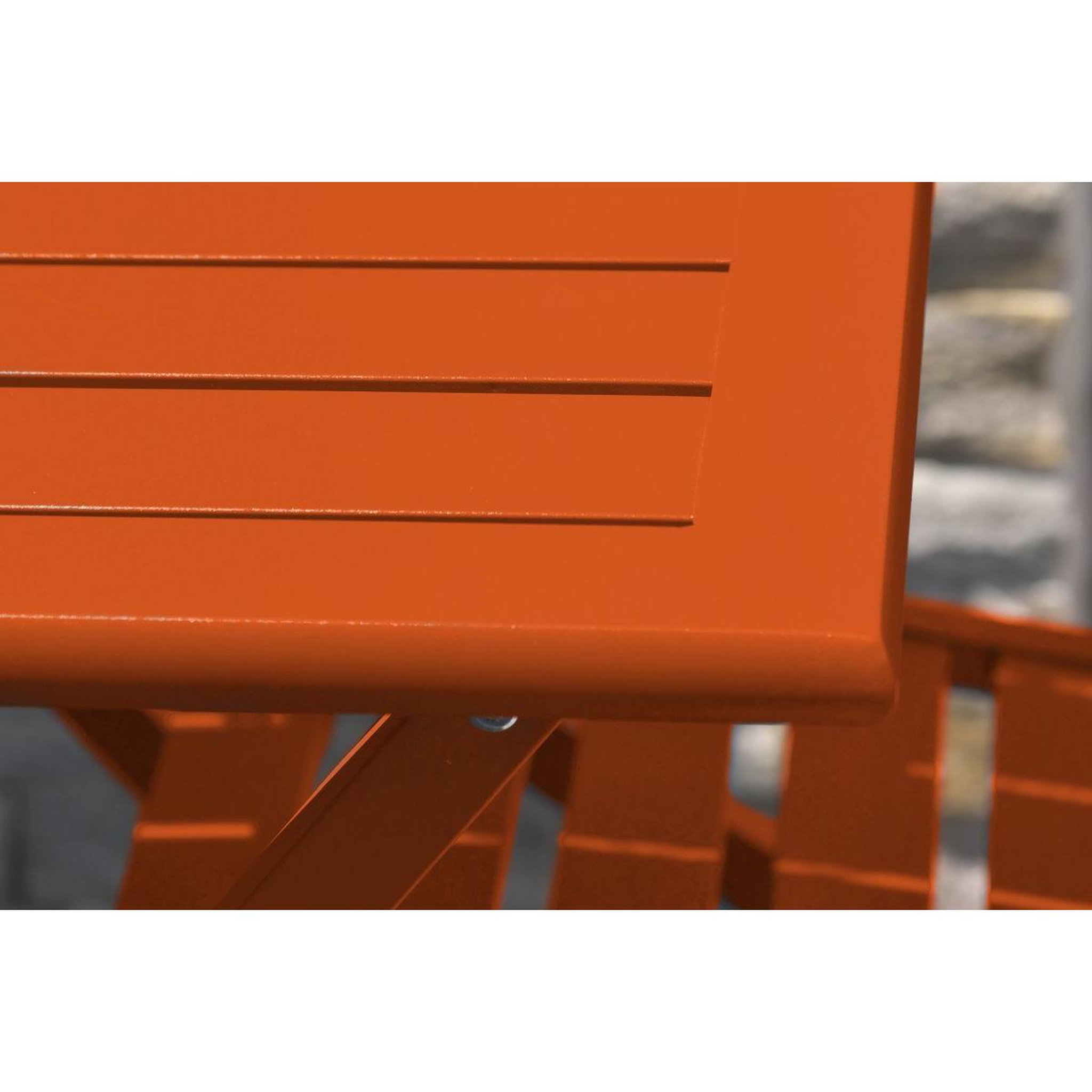 Voir la diapositive 2 : Paris Prix Table de jardin pliante  marius  140cm orange
