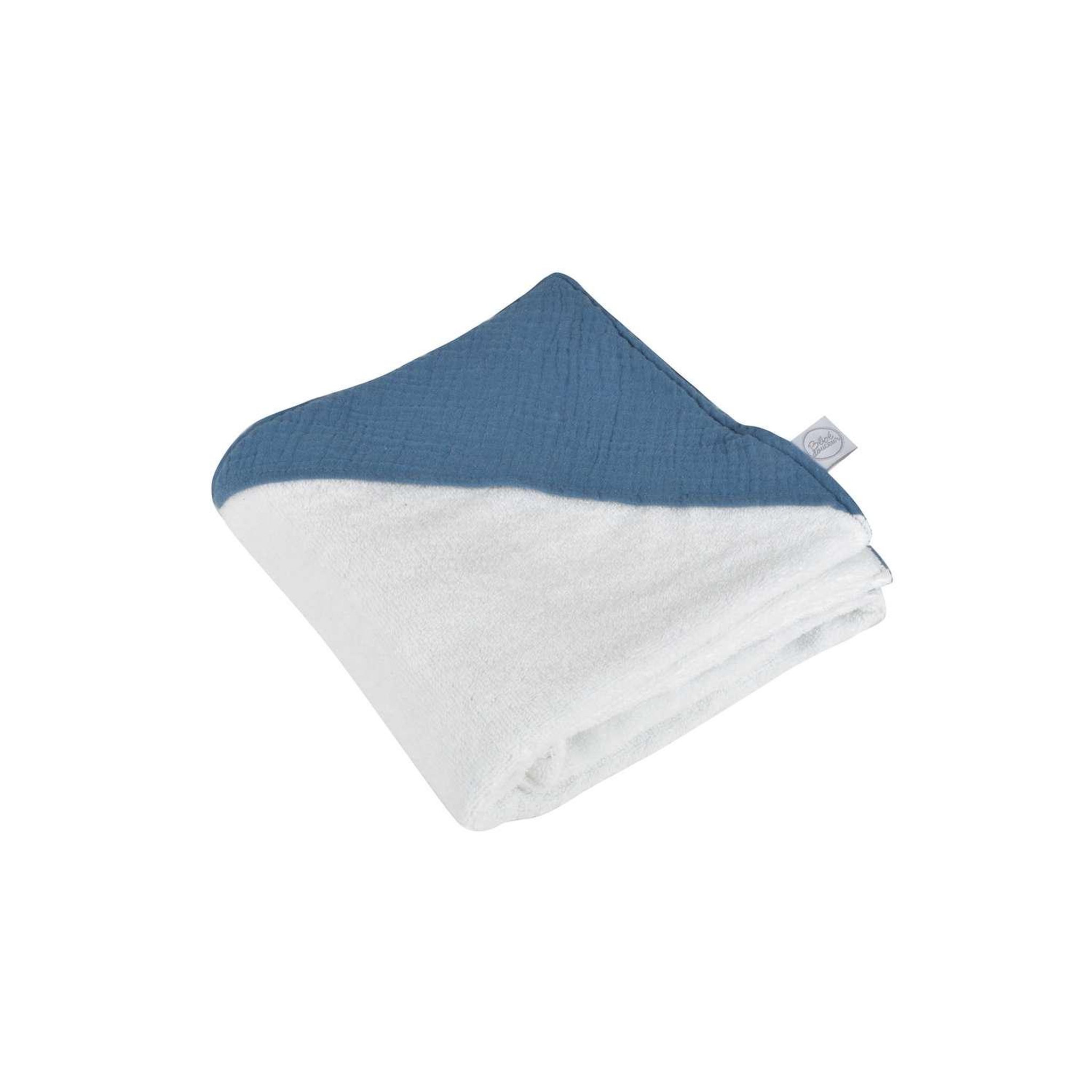 Voir la diapositive 2 : BEBE DOUCEUR Cape de bain en gaze de coton