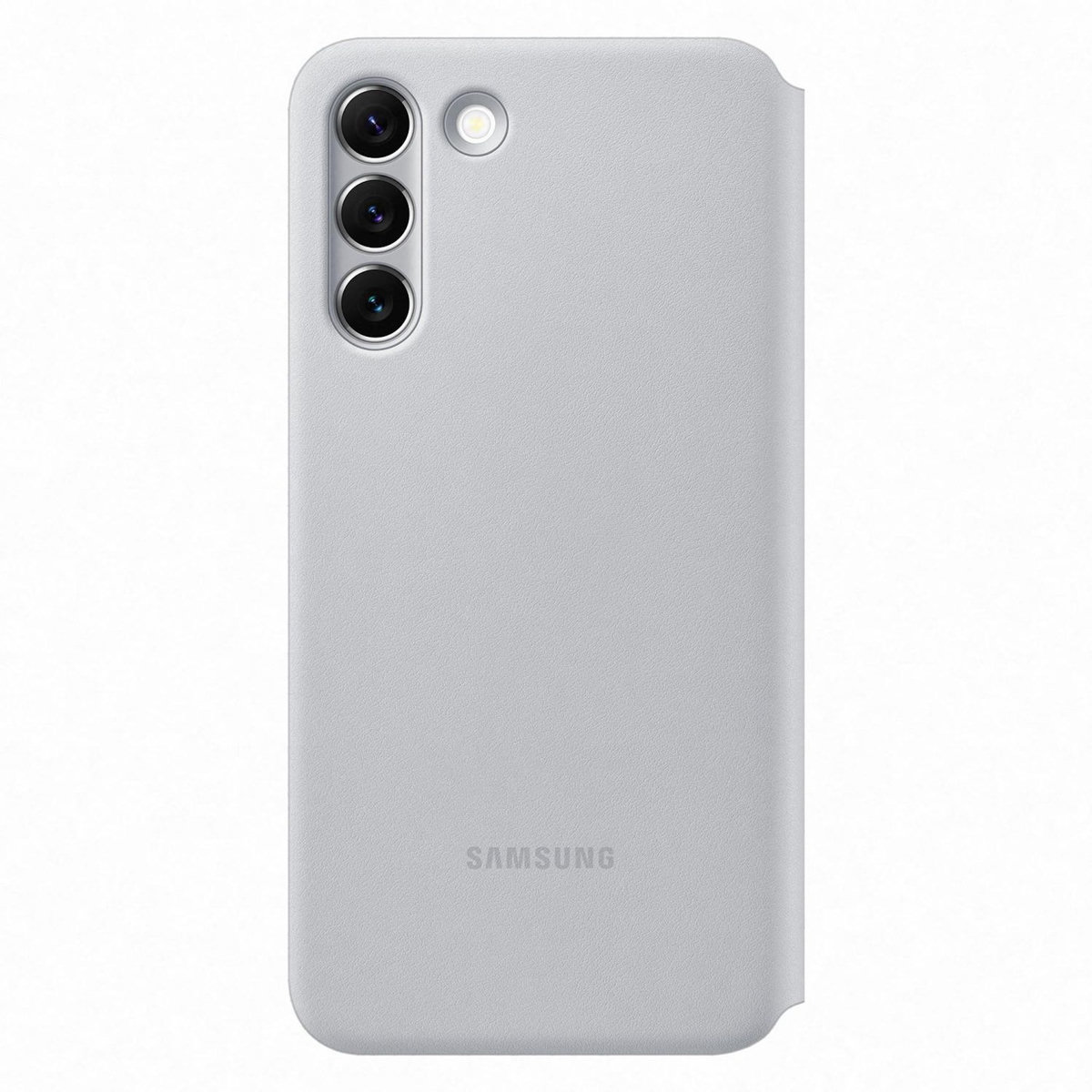Samsung Etui Folio Smart LED View pour Samsung Galaxy S22+ Gris clair