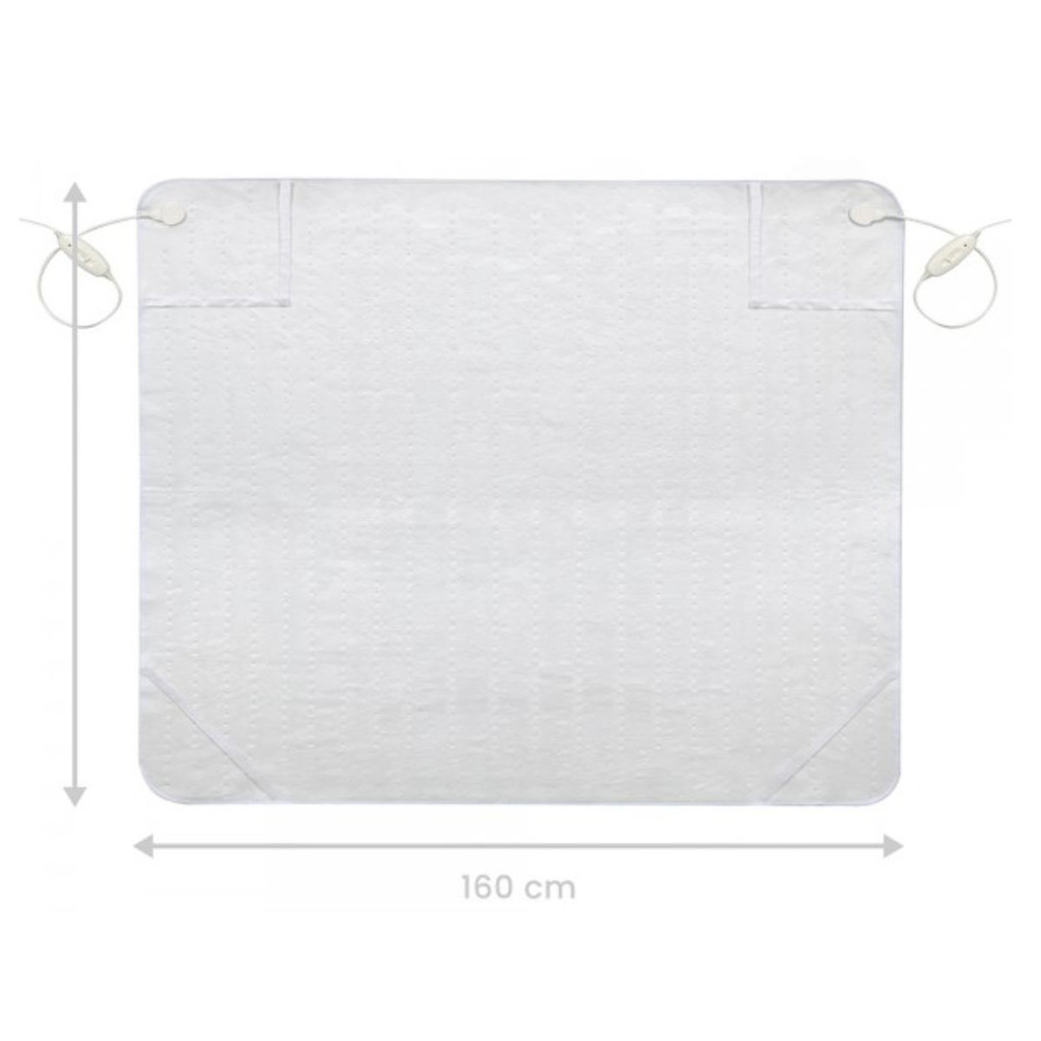Voir la diapositive 3 : LIVOO Surmatelas chauffant 1 place 150x80cm - dos216w
