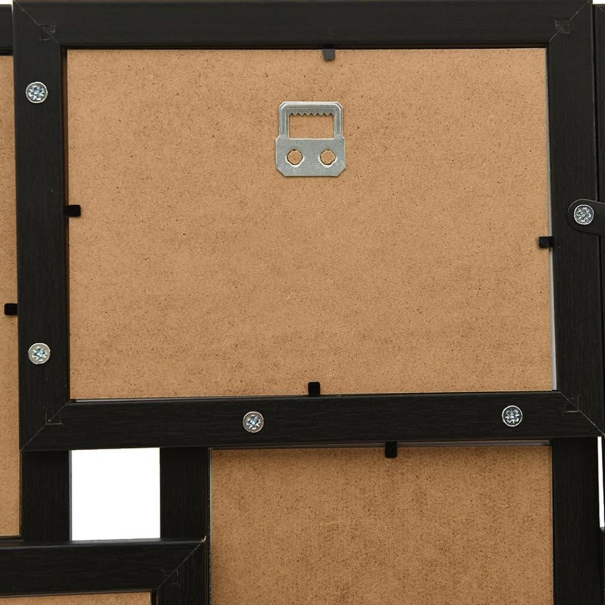 VIDAXL Collage de cadres photo pour photo de 24x(10x15 cm) Noir MDF