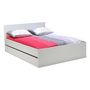 Voir la diapositive 2 : Lit pour couchage 160x200cm BOSS + 2 tiroirs