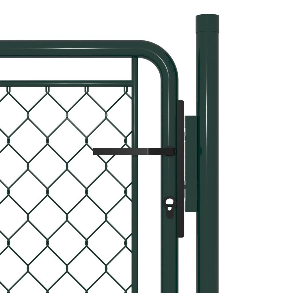 VIDAXL Portillon Acier 100x100 cm Vert