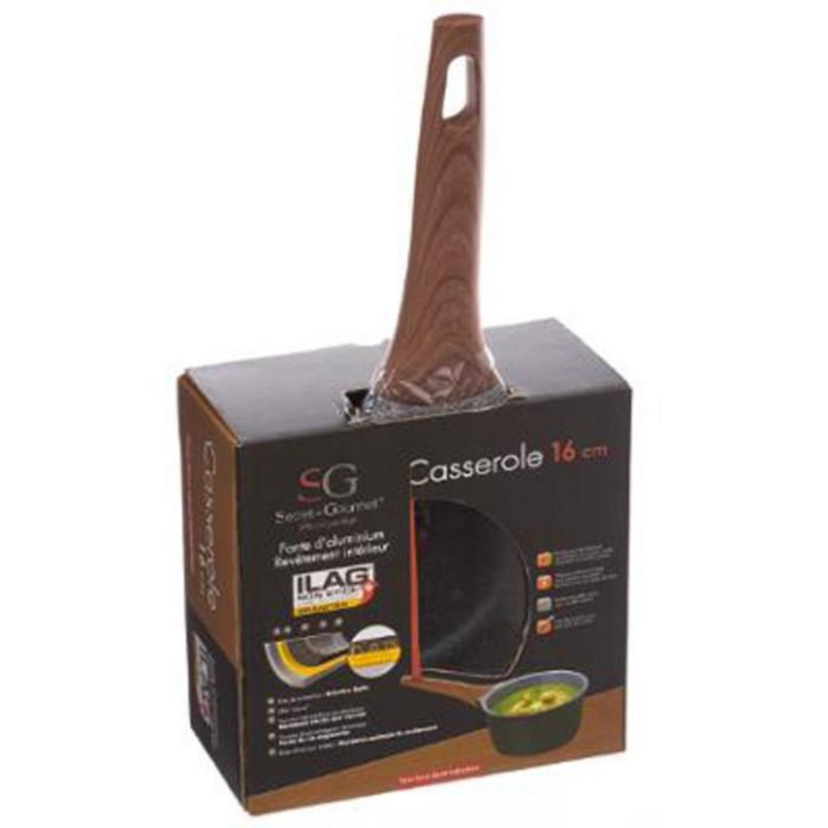 FIVE Casserole en Aluminium  Ilag  16cm Noir