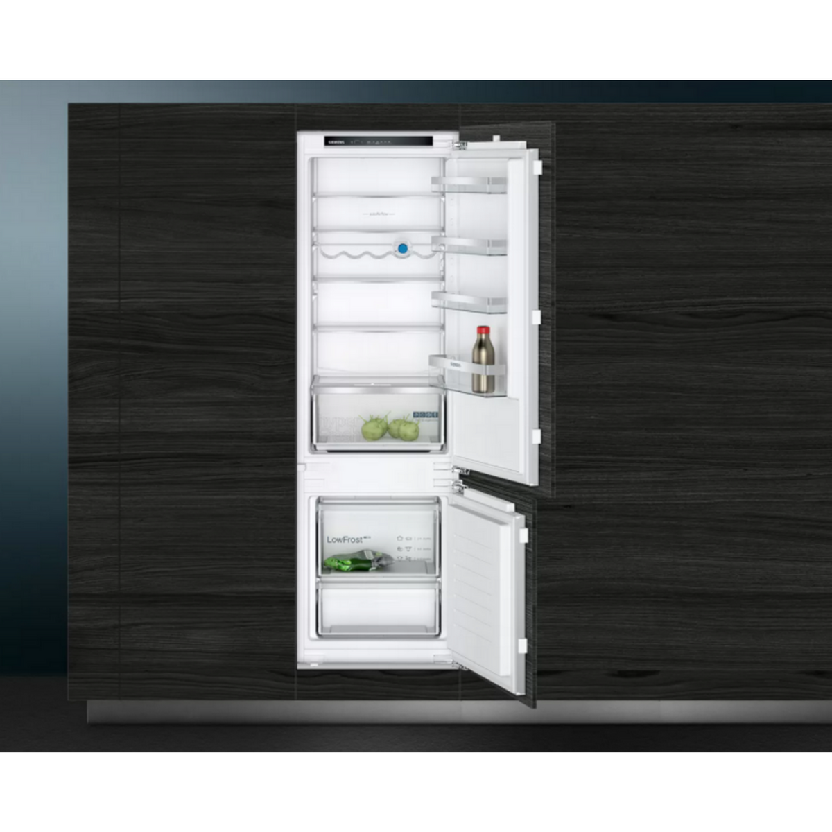 Siemens Réfrigérateur combiné intégrable à pantographe 270l lowfrost - ki87vvfe1