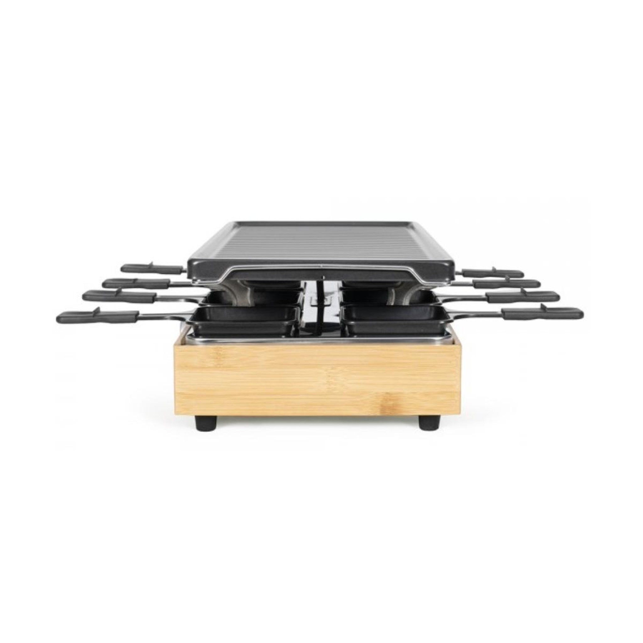 Voir la diapositive 4 : LIVOO Appareil à raclette 8 personnes 1400w - DOC336
