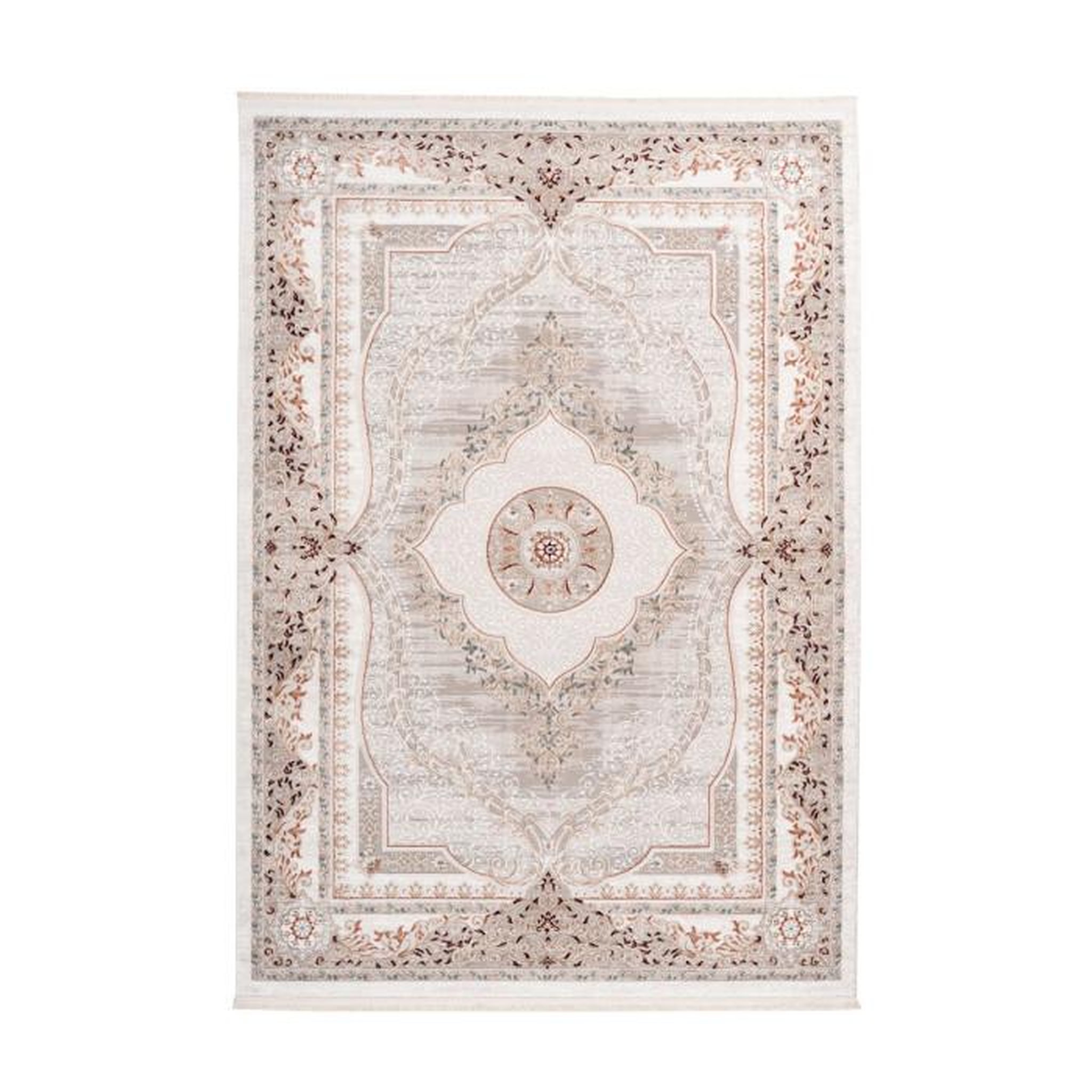 Paris Prix Tapis Vintage à Franges  Akropolis V  Gris & Rose. Coloris disponibles : Gris