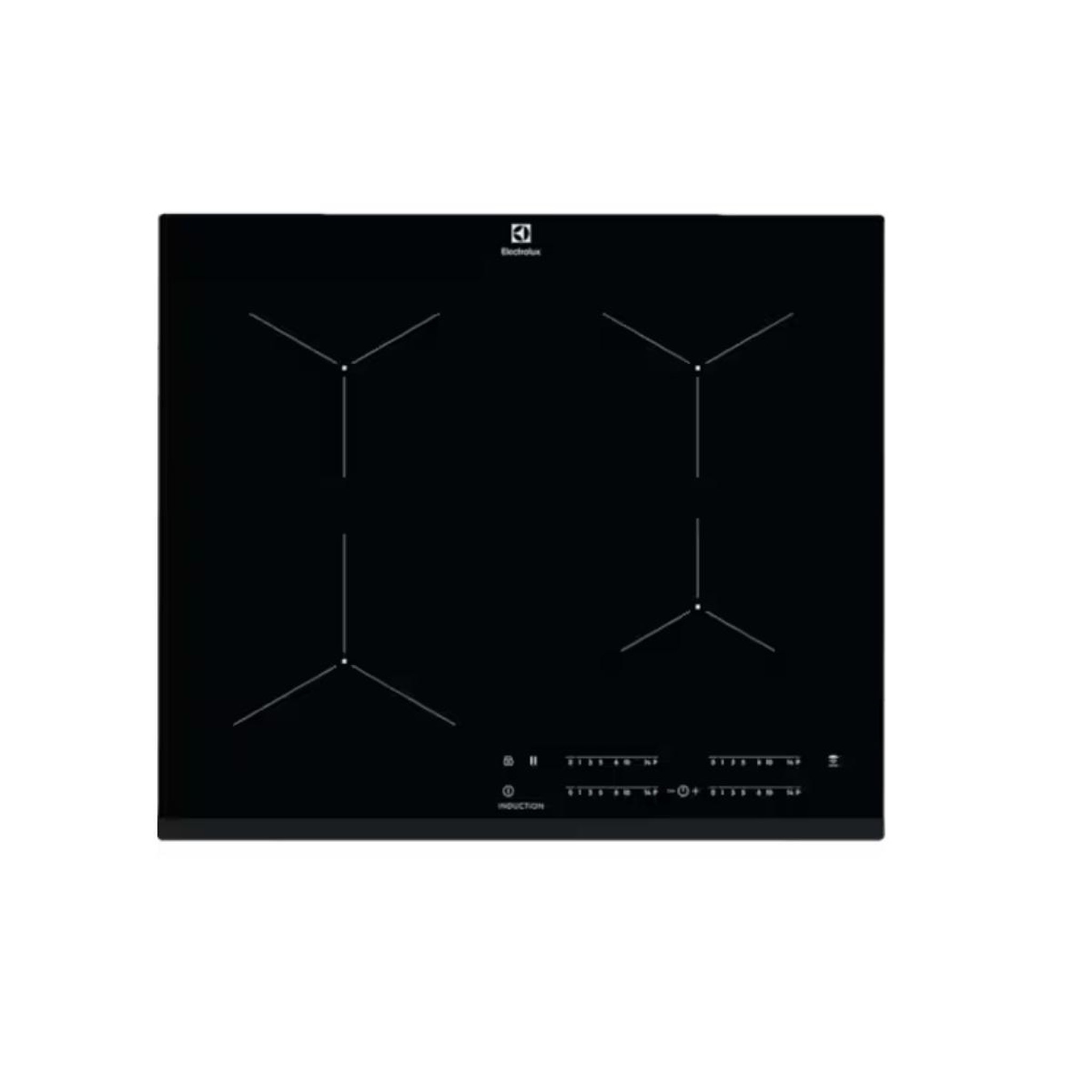 Voir la diapositive 2 : ELECTROLUX Table de cuisson à induction 60cm 3 feux 7200w noir - EIT61443B-NEW
