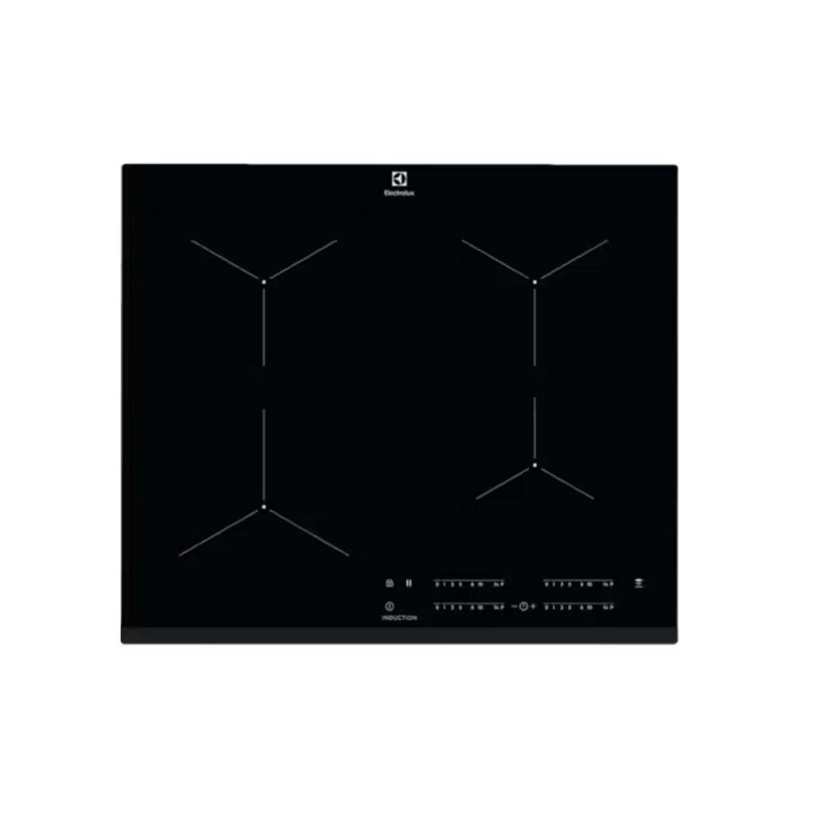 ELECTROLUX Table de cuisson à induction 60cm 3 feux 7200w noir - EIT61443B-NEW