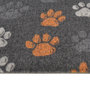 Voir la diapositive 4 : VIDAXL Tapis de cuisine lavable impression de pattes 45x150 cm velours