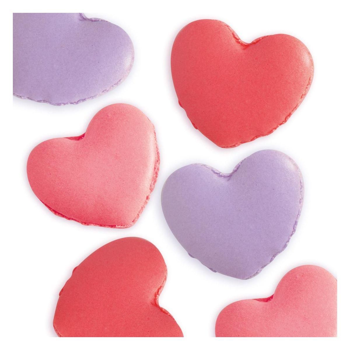 MASTRAD Plaque de cuisson macarons coeurs 30X40X1 cm