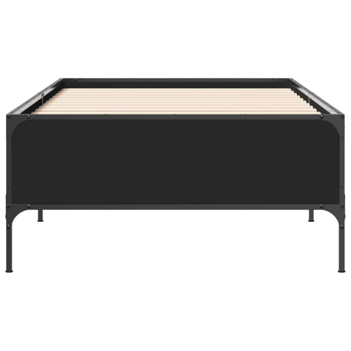 VIDAXL Cadre de lit sans matelas noir 90x190 cm