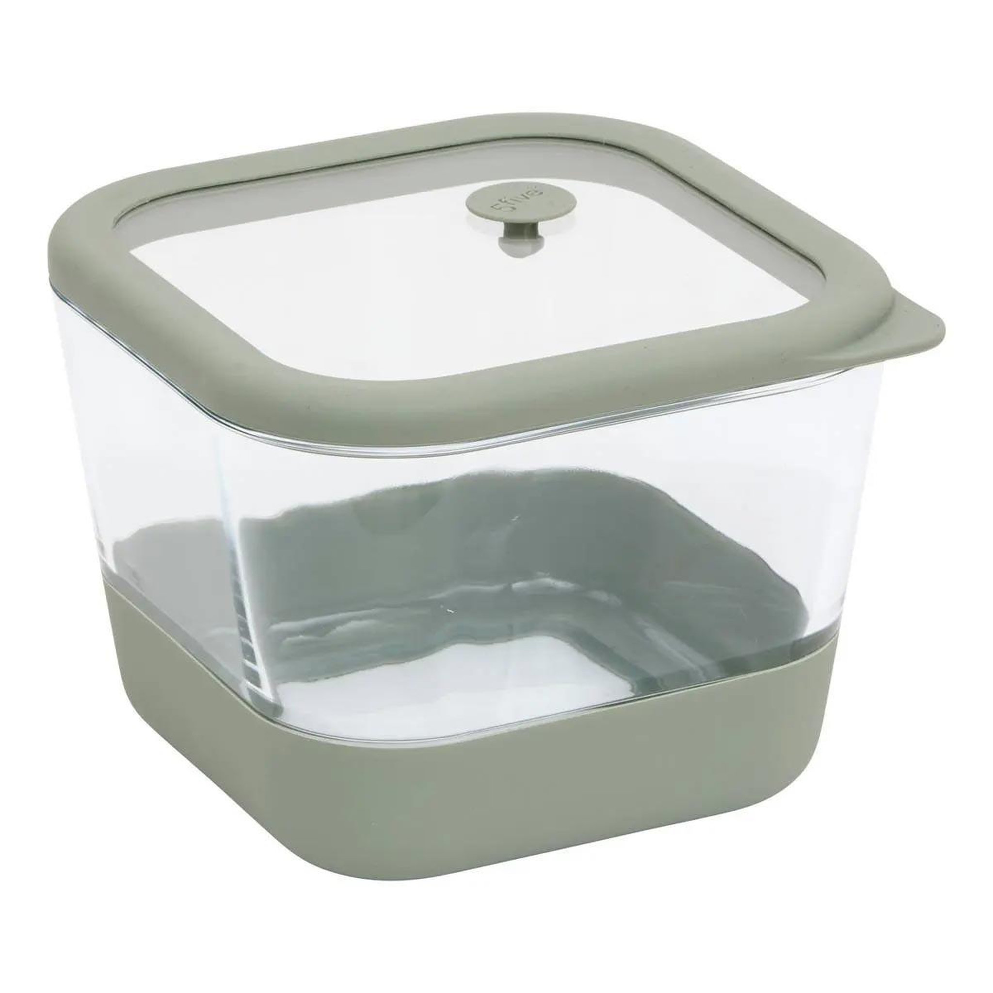 FIVE Boîte de conservation hermétique  siliglass  1,35l gris
