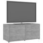 Voir la diapositive 4 : VIDAXL Meuble TV Gris beton 80x34x36 cm Bois d'ingenierie