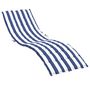 Voir la diapositive 2 : VIDAXL Coussin de chaise longue rayures bleues/blanches tissu oxford