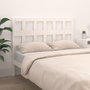 Voir la diapositive 3 : VIDAXL Tete de lit Blanc 165,5x4x100 cm Bois massif de pin