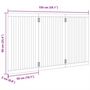 Voir la diapositive 6 : VIDAXL Barriere pour chien pliable 3 panneaux 150 cm bois de peuplier