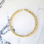Voir la diapositive 2 : L'ATELIER D'AZUR Bracelet Or Jaune Maille Figaro Alternée 1+1 - Homme
