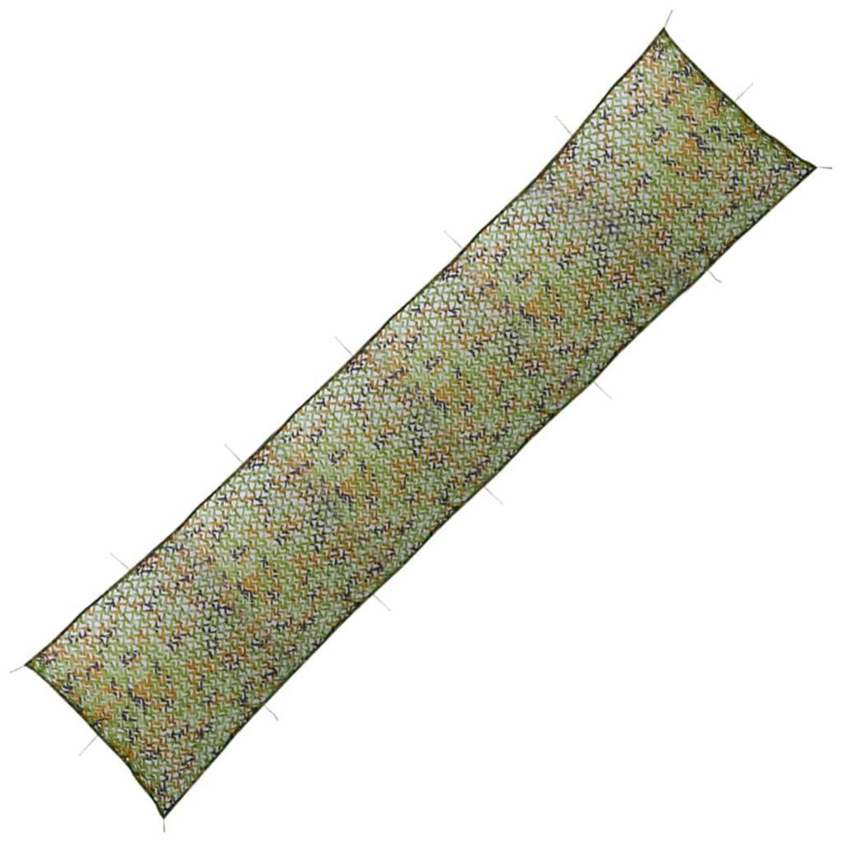 VIDAXL Filet de camouflage avec sac de rangement 1,5x6 m Vert