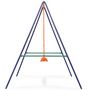 Voir la diapositive 4 : VIDAXL Balançoire simple 2 en 1 et balançoire pour tout petits Orange